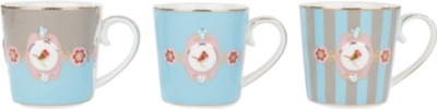 PIP STUDIO Love Birds set of three mugs