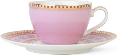 PIP STUDIO Pink espresso cup and saucer