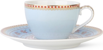 PIP STUDIO Blue espresso cup and saucer