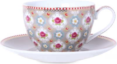 PIP STUDIO Blossom cappuccino cup and saucer