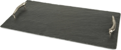 JUST SLATE Large serving tray