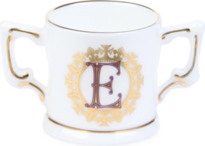 ROYAL CROWN DERBY Coronation ER Limited Edition miniature Loving Cup