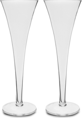 LSA Bar pair of champagne flutes