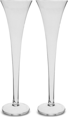 LSA Bar pair of champagne flutes