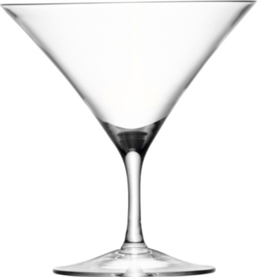LSA Bar set of four martini glasses