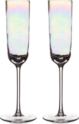 LSA Amelie pair of champagne flutes
