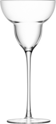 LSA Bar pair of margarita glasses