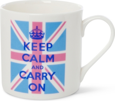 MCLAGGAN SMITH MUGS Keep Calm and Carry On Union Jack mug