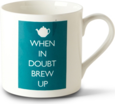 MCLAGGAN SMITH MUGS When in Doubt Brew Up mug