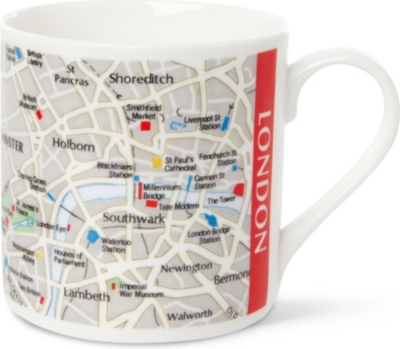 MCLAGGAN SMITH MUGS London Map mug