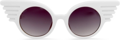 LINDA FARROW Jeremy Scott Wings cat-eye sunglasses