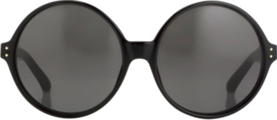 LINDA FARROW Luxe Jackie-O round-frame sunglasses
