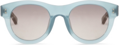 LINDA FARROW Luxe round-frame sunglasses