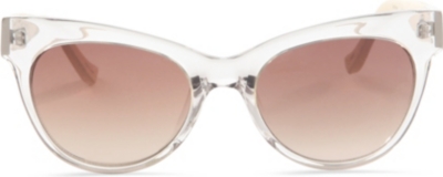 LINDA FARROW The Row leather cat-eye sunglasses