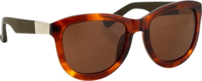 LINDA FARROW The Row tortoiseshell round-frame sunglasses