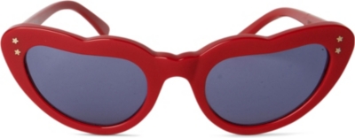 CUTLER AND GROSS Gothic heart-frame sunglasses