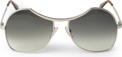 CUTLER AND GROSS Metal round-frame sunglasses