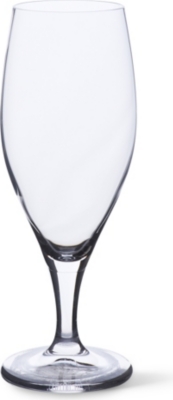 DARTINGTON Bare Essentials 64 set of six crystalline beer glasses