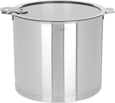  Strate Removable 'L' deep stockpot with glass lid 24cm