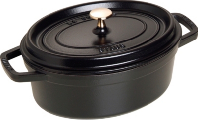 STAUB Oval cast iron cocotte 27cm