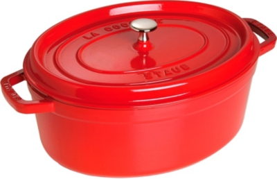 STAUB Oval cast iron cocotte 31cm