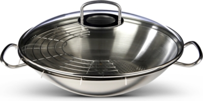 FISSLER Original pro wok with glass lid 35cm