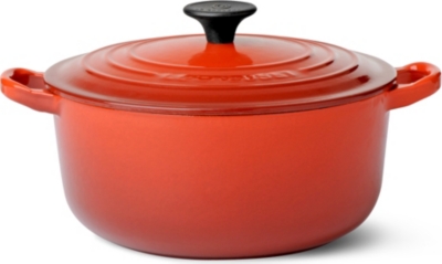 LE CREUSET Cast iron casserole dish 20cm (Cerise