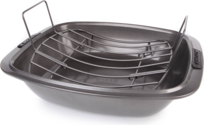 ANOLON Raymond Blanc non-stick roaster and rack 24cm