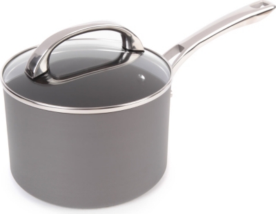 ANOLON Raymond Blanc non-stick saucepan with lid 18cm