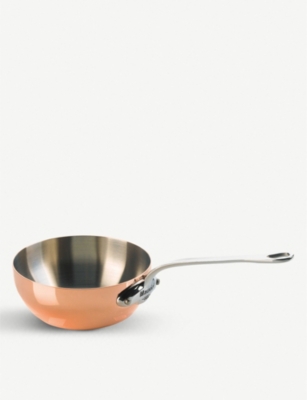 MAUVIEL M'héritage copper and stainless steel splayed sauté pan 20cm