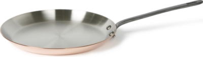 MAUVIEL M'heritage copper and stainless steel crepe pan 25cm