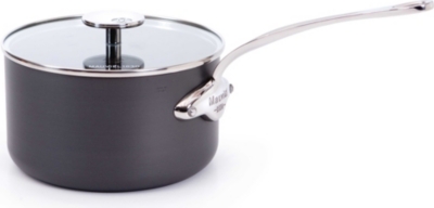 MAUVIEL M'stone2 aluminium induction saucepan with glass lid 16cm
