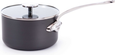 MAUVIEL M'stone2 aluminium induction saucepan with glass lid 18cm