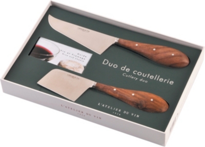 L'ATELIER DU VIN Cheese knife duo