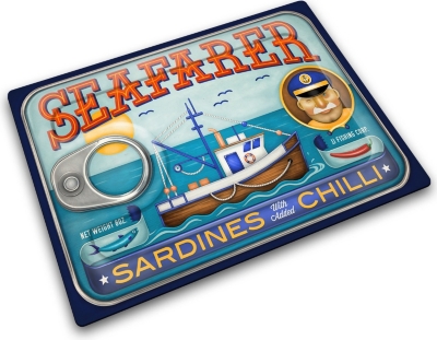JOSEPH JOSEPH Seafarer chopping board 20cm