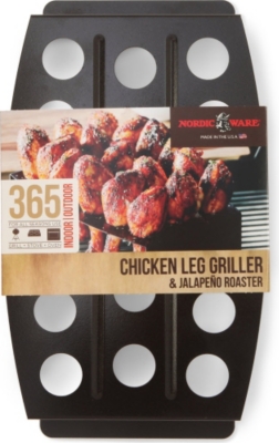 NORDICWARE Chicken leg griller and jalapeno roaster