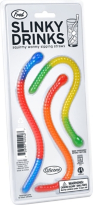 CUBIC Slinky Drinks silicone straws