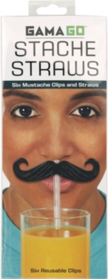 CUBIC Novelty Stache straws