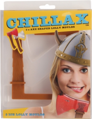 MUSTARD Chillax axe-shaped lolly moulds