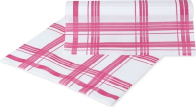 FRANCOISE PAVIOT Madras roll of 30 pre-cut napkins