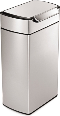 SIMPLEHUMAN Rectangular touch-bar bin 40L
