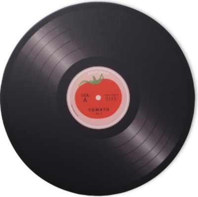 JOSEPH JOSEPH Tomato vinyl record worktop protector