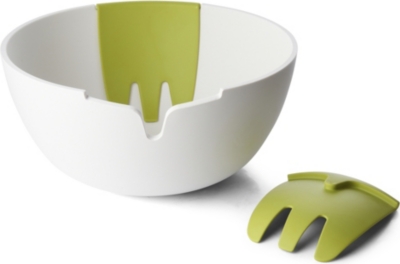 JOSEPH JOSEPH Hands-on salad bowl and servers (White