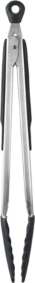 OXO GOOD GRIPS: Polished stainless-steel and silicone tongs 30cm