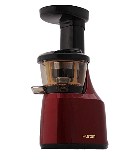HUROM - Pro Series Burgundy HU-400 juicer Selfridges.com