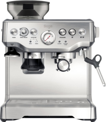 selfridges barista grinder sage heston blumenthal express built coffee machine