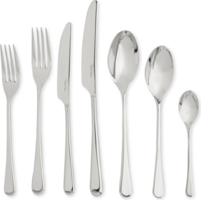 ROBERT WELCH Iona Bright stainless steel seven-piece cutlery set
