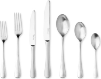 ROBERT WELCH Radford satin stainless steel seven-piece cutlery set