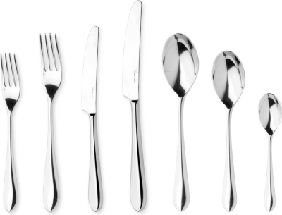 ROBERT WELCH Norton mirrored stainless steel seven-piece cutlery set