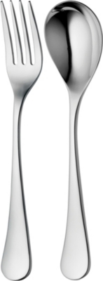 ROBERT WELCH Ashbury mirrored stainless steel three-piece serving set